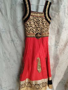 red kids gown