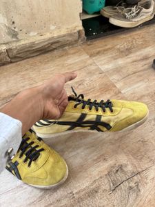 Vintage Yellow Onitsuka Tiger Sneakers