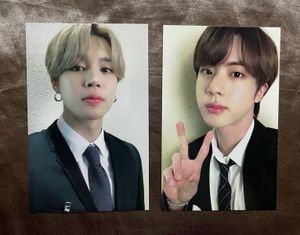 Official BTS Photocards - Jimin & Jin