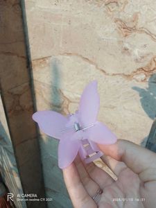 4 Pastel Butterfly Hair Clawclips