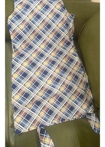 Stylish Plaid Wrap Dress
