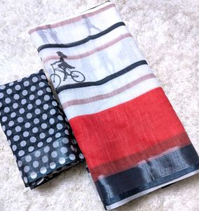 Stylish Tie-Dye Saree