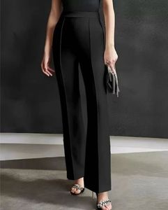 Elegant Black Wide-Leg Trousers
