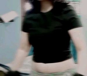Black Cropped T-Shirt