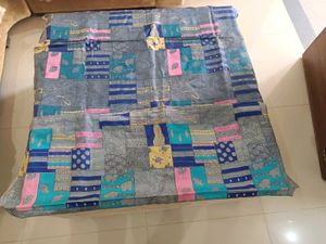 Vibrant Patchwork Silk Saree