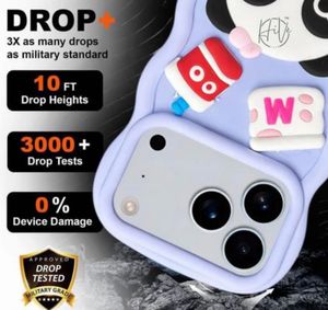 New iPhone 17 pro Cute Panda Phone Case