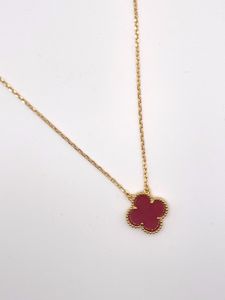 Red Clover Anti Tarnish Necklace