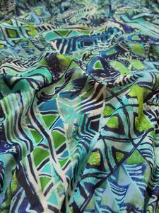 Bohemian Print Flowy Midi Skirt