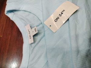 Light Blue Sleeveless Top with Tag