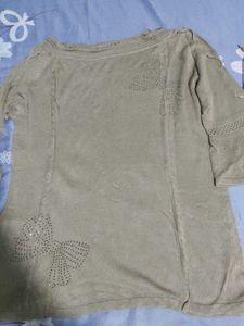Stylish Embellished Tunic Top