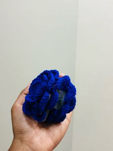 Handmade Crochet Rose Hair Claw Clip