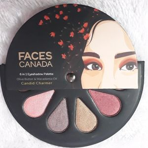Faces canada 6 In 1 Eyeshadow palette Nude