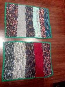 Handmade Striped doormats (Set of 2)