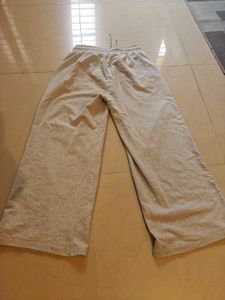 Grey Wide Leg Sweatpants