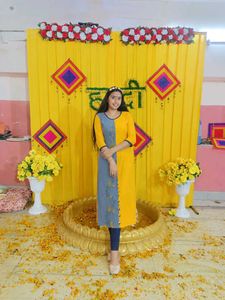 Stylish Color Block Kurta