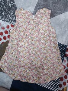Kid's girls Flower Printed Top For 5 To 6 Years O