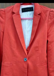 ZARA Coral Blazer