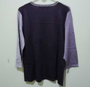 Sag Harbor purple mauve lavender top blouse
