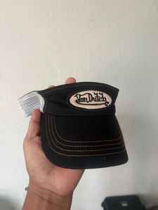 Von Dutch Black Visor Hat