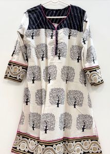 Kurti with Tree Print