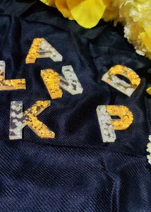 Resin Alphabet Keychain