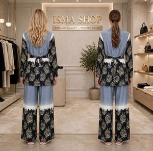 Stylish Printed Kurta Set with Palazzo Pants