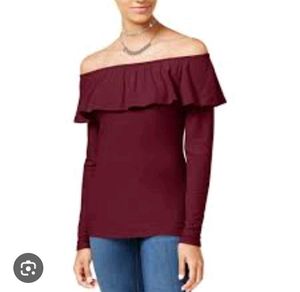 Off-Shoulder Ruffle Top
