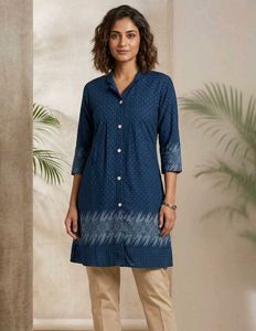 Elegant Blue Printed Kurta