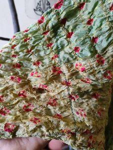silk bhandej Kurta