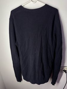 COS Korean Navy Blue Knit Sweater
