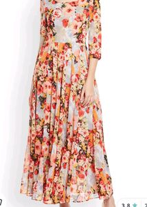 Floral Print Maxi Dress