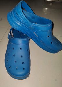 Skechers Men's Blue Crocs. Like New. No Offer Coin