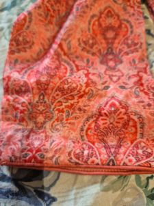 Printed silk mix kurta