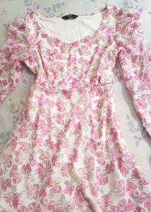 Pink Floral Dress