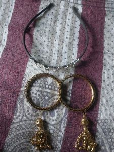 Elegant Bangles & Headband Set