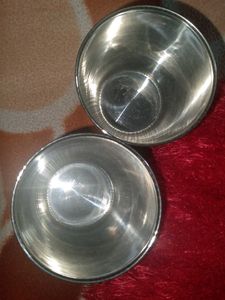 Akash Stainless Steel Glasses (Set of 2)