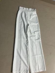 White Wide Leg Trousers
