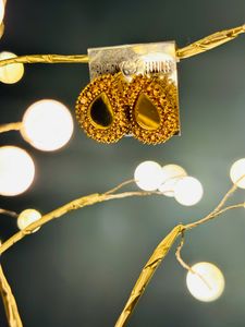 Golden Stud Earrings
