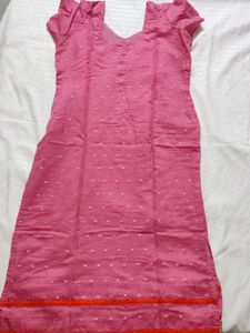 Pink Embroidered Salwar Suit