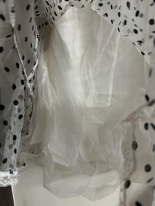 Chic Polka Dot Mesh Dress