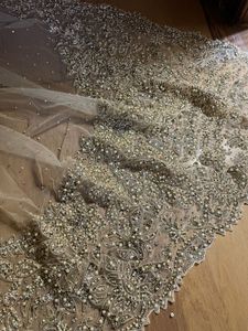 Embellished net saree