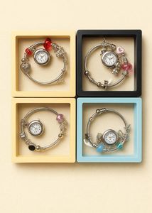Charm Bracelet Watch - Silver Tone
