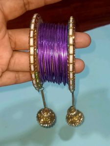 Beautiful Set of Purple Bangles