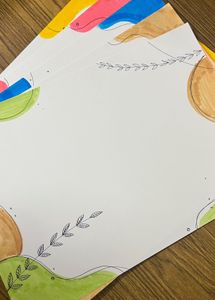 Vibrant customizable project sheets