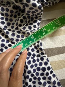 Polka Dot Button-Up short kurta