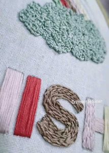 Baby Name Hoop