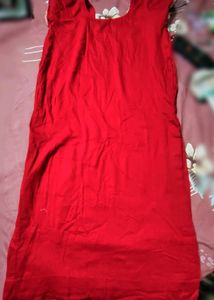 Red Party Wear Kurti