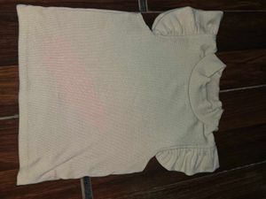 Cream Ruffled Sleeve Top