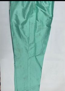 Teal Kurta Set with pink dupatta