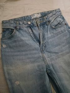 90's Wide Legs Light Wash Jeans